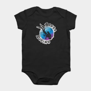 Scuba Diving Baby Bodysuit